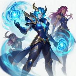 sona league of legends wild rift hero champions arcane magic digital painting bioluminance alena aenami artworks in 4 k design by lois van baarle by sung choi by john kirby artgerm style pascal blanche and magali villeneuve mage fighter assassin