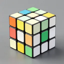 A rubik's cube, cubist artwork, trending on artstation, award-winning