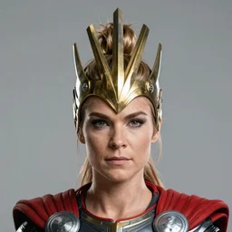 groot as thor, photography, headshot, headpiece, female character, canon eos r 3, f / 1. 4, iso 2 0 0, 1 / 1 6 0 s, 8 k, raw, unedited, symmetrical balance, in - frame