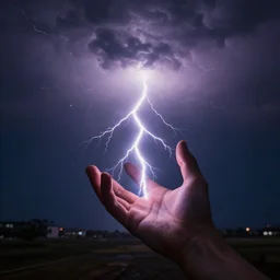 lightning storm in my hand
