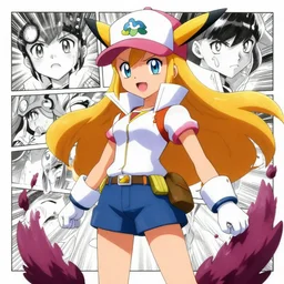 anime princess in a team rocket like grunt outfit pokemon hypnosis eyed and drained being captured anime pokemon manga