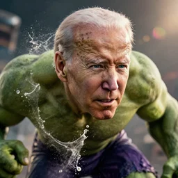 joe biden biden!!! as the hulk in gears of war doom eternal, splash art, detailed face, details in the face, movie still, cinematic lighting, ray tracing, octane render, long lens, shallow depth of field, bokeh, anamorphic lens flare, 8 k, hyper detailed, 3 5 mm film grain
