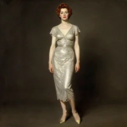 portrait odri herber, 6 0 s, full length shot, shining, 8 k highly detailed, sharp focus, illustration, art by artgerm, mucha, bouguereau