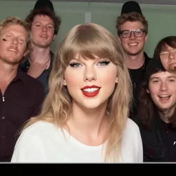 trail cam footage of taylor swift smiling into the camera, art by lois van baarle and loish and ross tran and rossdraws and sam yang and samdoesarts and artgerm and saruei and disney, digital art, highly detailed, intricate, sharp focus, trending on artstation hq, deviantart, unreal engine 5, 4 k uhd image