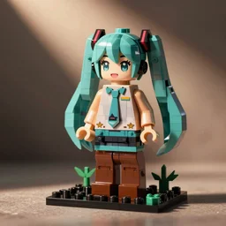 hatsune miku lego figure