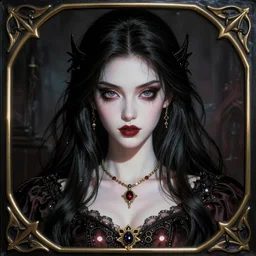 ( ( gothic # ) ) princess portrait *. *. by battle angel alita * *, rene lalique, highly detailded, ( ( misa amane # ) ), by william - adolphe bouguerea *. *