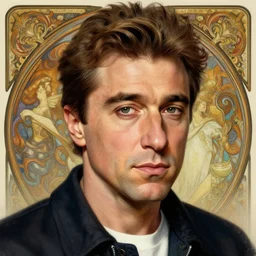 portrait of a young robert de niro young in th 8 0's, intricate, highly detailed, digital painting, artstation, concept art, sharp focus, illustration, art by artgerm and greg rutkowski and alphonse mucha