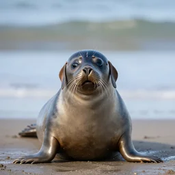A seal looking like a Dachshund
