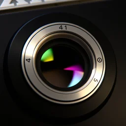 photograph of the number 4 1, sigma 8 5 mm