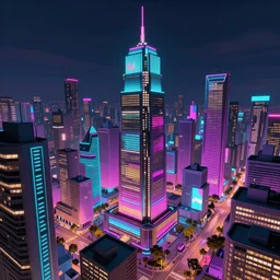 vibrant detailed photograph of fictional modern city, natural lighting, night time,, city pop, 1 9 8 0 s, octane 3 d, artstation
