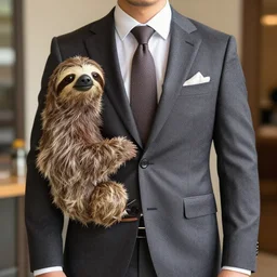 anthropological sloth in men's formalwear