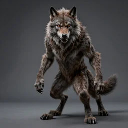 A man transformed into a werewolf, creature designed by Rob Bottin, Studio lighting, Trending on Artstation