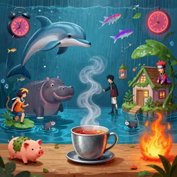 cat, dog, fish, hippo, dorphin, air, metal, cup, wood, tea, pig, fire, leaf, house, noddel, girl, chill, rain, asia, clock, neon, naruto, bleach, flower, mouse, wlop, avinci, rat, man, smoke, water, fire, wind