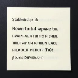 A prompt for Stable Diffusion