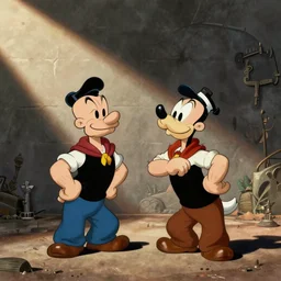 Popeye vs Bluto