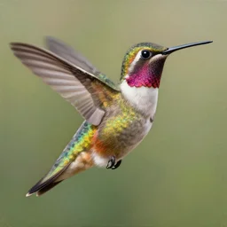 painting of a hummingbird, ultra realistic, beautiful
