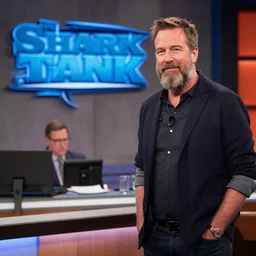 beard,Kevin O'Leary investing in a company, in Shark Tank (2016)