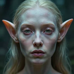dmt elves, detailed face, cinema still