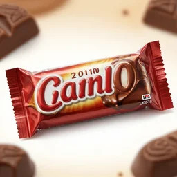 chocolate candy bar packaging, 2 0 1 0 s style, very appealing, marketing photo