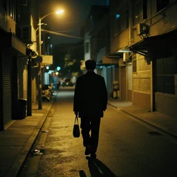 lonely walk at midnight, movie by wong kar-wai