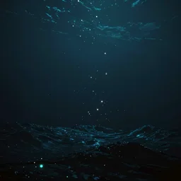the deepest part of the ocean, where tiny bioluminescent flashes illuminate the dark. cyberpunk 2 0 7 7 cp 2 0 7 7