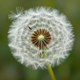 a beautiful fairytale painting of a dandelion seed that is also a fluffy fairy. the dandelion seed is the body of the fairy. beautiful clear painting by arthur rackham