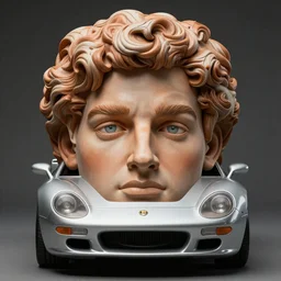 the shape of a body car look like the face of david copperfield
