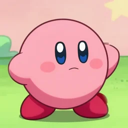 nintendo kirby, anime kawaii cute, cutesy chibi style, margaret morales, trending on artstation