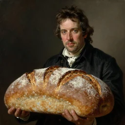 beautiful portrait of steve buscemi as a load of bread, art by anders zorn, wonderful masterpiece by greg rutkowski, beautiful cinematic light, american romanticism thomas lawrence, greg rutkowski