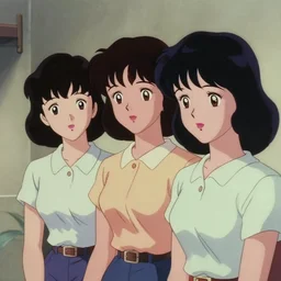 a film still of a 1 9 5 0's anime girls in space suitsfrom ufo at another planetе, full body mid shot, perfect art, trending on pixiv fanbox, painted by gaston bussiere, makoto shinkai, akihiko yoshida, craig mullins, studio ghibli
