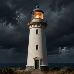 a haunted lighthouse by h r giger gustave dore greg rutkowaki hieronymus bosch