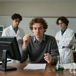 artificial intelligence, mathematician, physicist, chemist, stupid self