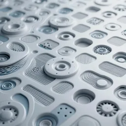 chaos pattern + technology + multi material + 8k