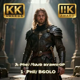 photo of a sci - fi man in the middle ages, hd, 8 k, award winning, god rays