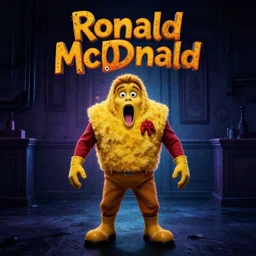 Movie poster for the horror film “Ronald McDonald” (2023)