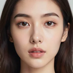 a closeup portrait of a beautiful woman, extreme chromatic aberration, distortion, highly detailed
