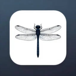 dragonfly themed app icon