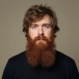 bo burnham with a long beard