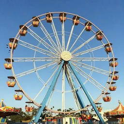 a Ferris wheel at a carnival by beeple