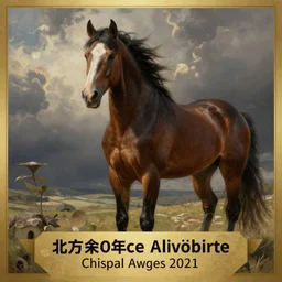 Fantasy painting horse , highly detailded