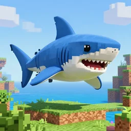 what would shark in minecraft look like