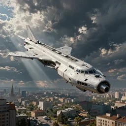space ship volgograd, fantasy art, city landscapes, city photos, trending of artstation