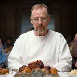 Walter White at the last supper