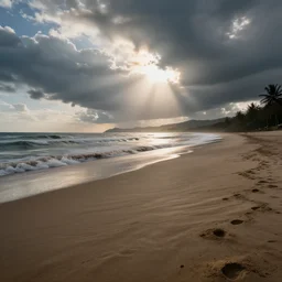 beach in the style of Ron gonsalves