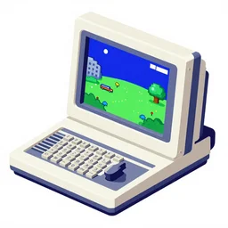 a commodore 6 4 8 bit game in isometric view for the 2 1 st century