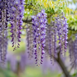 under the Japan Usijima wisteria