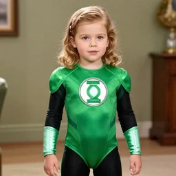 What if Honey Boo Boo became a green lantern, photographed in the style of Annie Leibovitz
