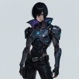 concept art poor cyberpunk character, by shinji aramaki, by mark arian