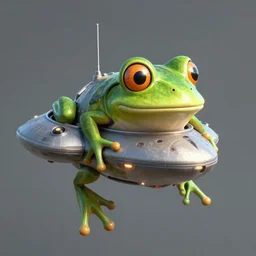 frog spaceship unreal engine render, concept art 4 k
