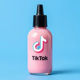 pink sauce tiktok but blue
